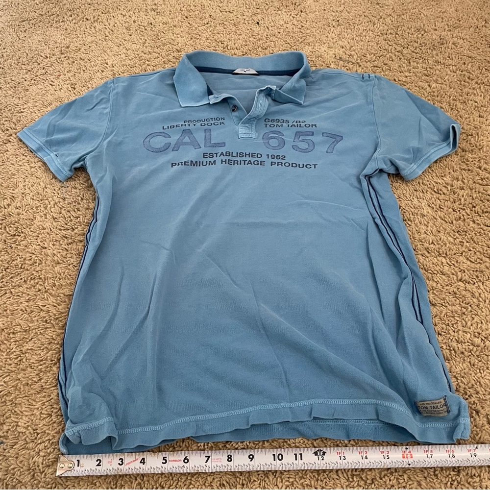 Ron Tomson Light Blue Polo Shirt